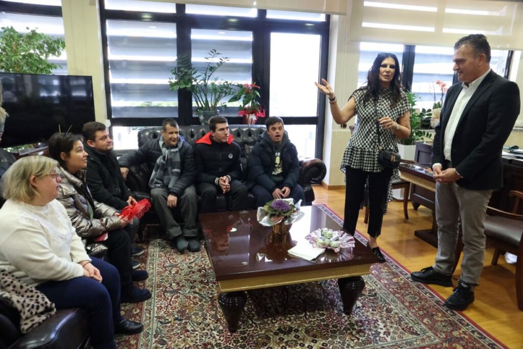 Επίσκεψη του Κέντρου Κοινωνικής Πρόνοιας Θεσσαλίας στον Δήμο Λαρισαίων