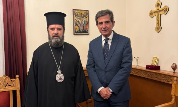 Συνάντηση στα Τίρανα του υπουργού Μακεδονίας – Θράκης Κώστα Γκιουλέκα με τον Αρχιεπίσκοπο Αλβανίας Ιωάννη