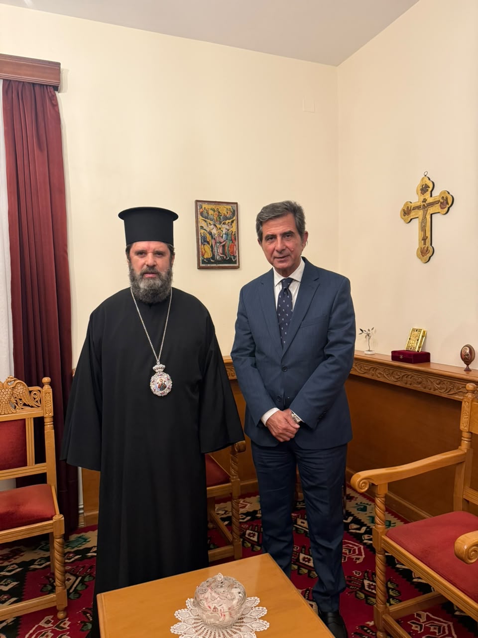 Συνάντηση στα Τίρανα του υπουργού Μακεδονίας – Θράκης Κώστα Γκιουλέκα με τον Αρχιεπίσκοπο Αλβανίας Ιωάννη